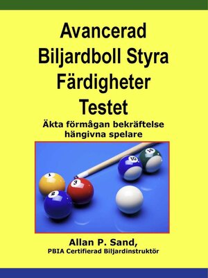 cover image of Avancerad Biljardboll Styra Färdigheter Testet--Äkta förmågan bekräftelse hängivna spelare